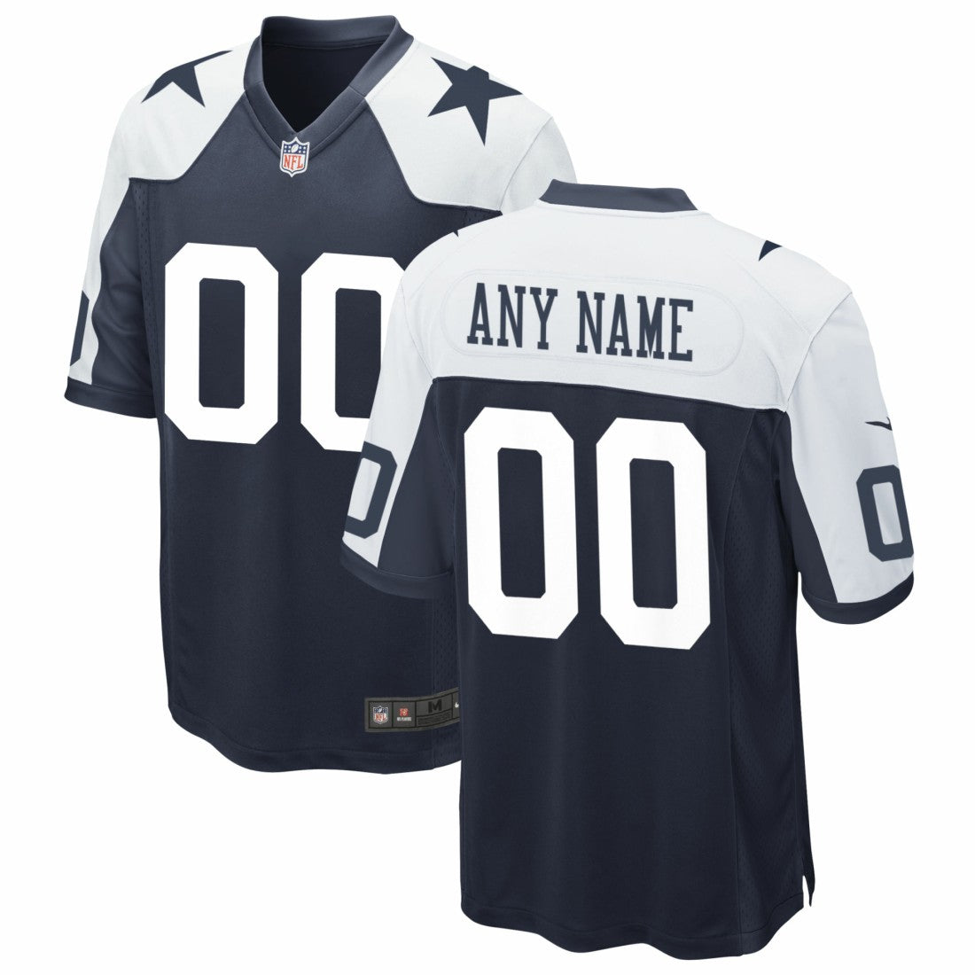 Dallas Cowboys Alternate Custom Game Jersey - Navy | Nike outlet