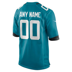 Jacksonville Jaguars Custom Team Game Jersey - Teal | Nike for sale
