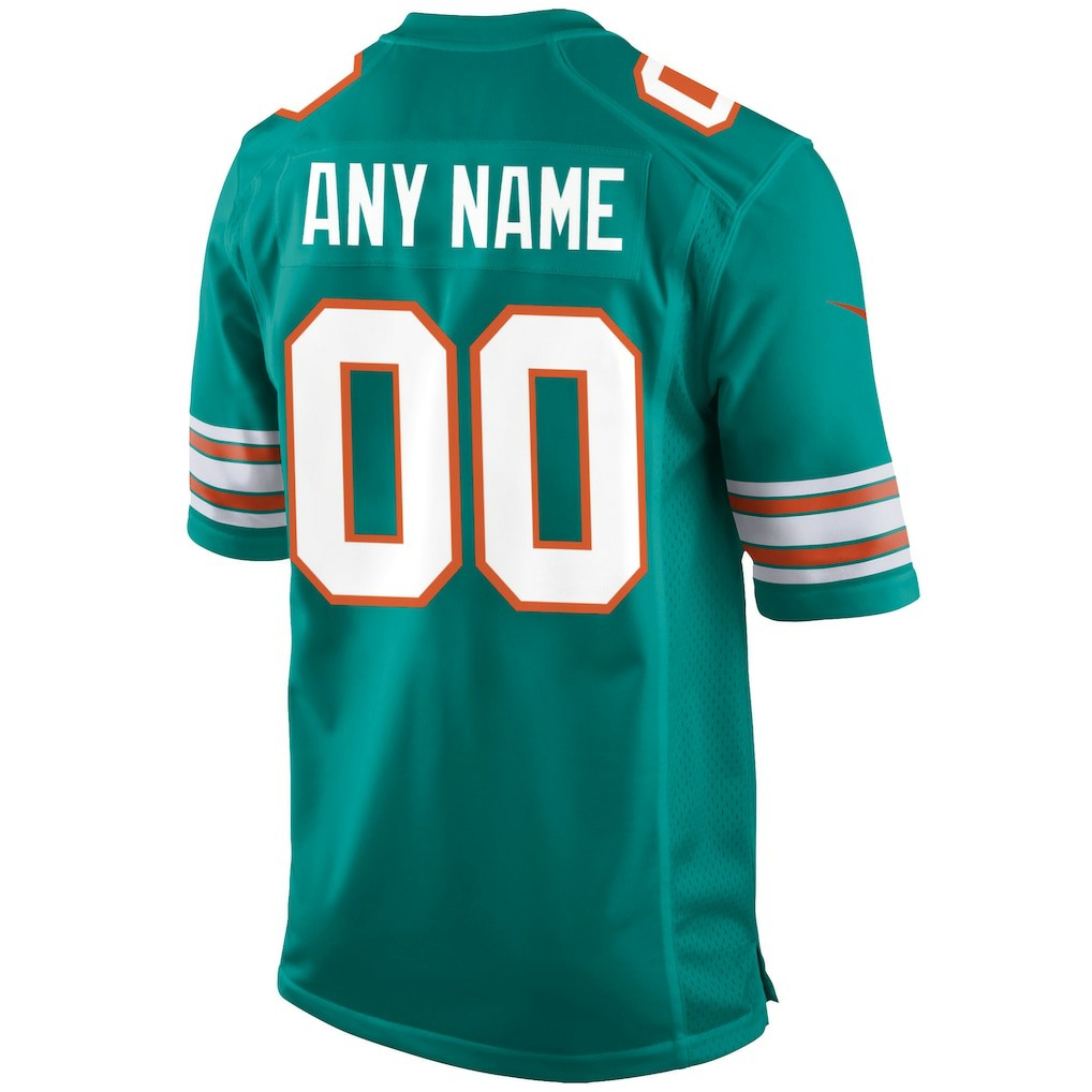 Miami Dolphins Alternate Custom Game Jersey - Aqua | Nike online