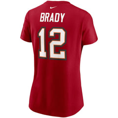 Tom Brady Tampa Bay Buccaneers Women's Name & Number T-Shirt - Red | Nike on sale