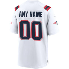 New England Patriots Custom Game Jersey - White | Nike on sale