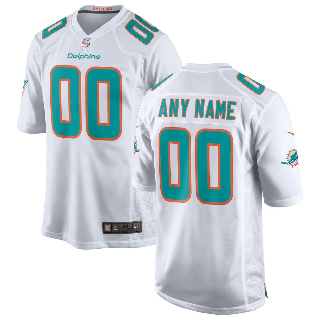 Miami Dolphins Custom Game Jersey - White | Nike cheap