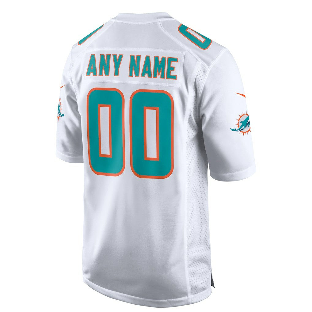 Miami Dolphins Custom Game Jersey - White | Nike cheap