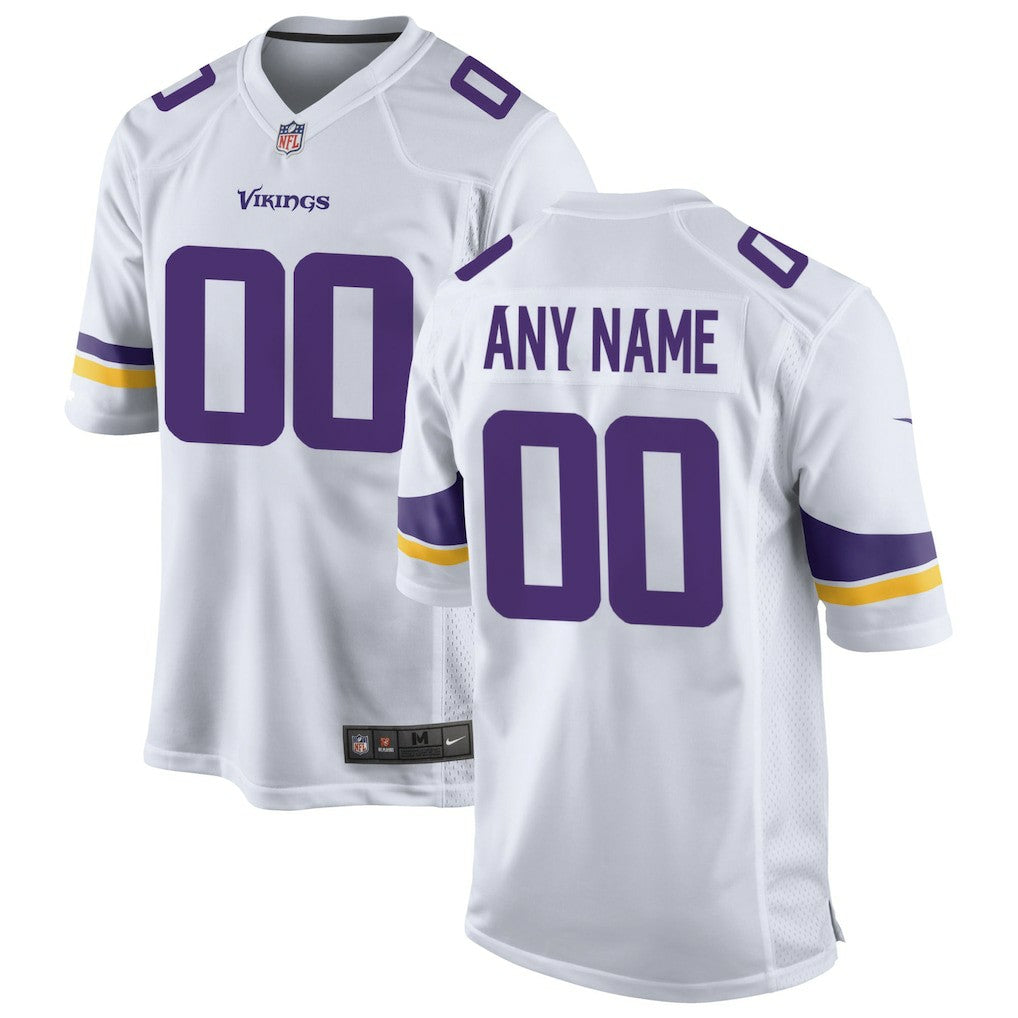 Minnesota Vikings Custom Game Jersey - White | Nike outlet