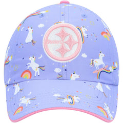 Pittsburgh Steelers '47 Girls Preschool Unicorn Clean Up Adjustable Hat - Purple outlet