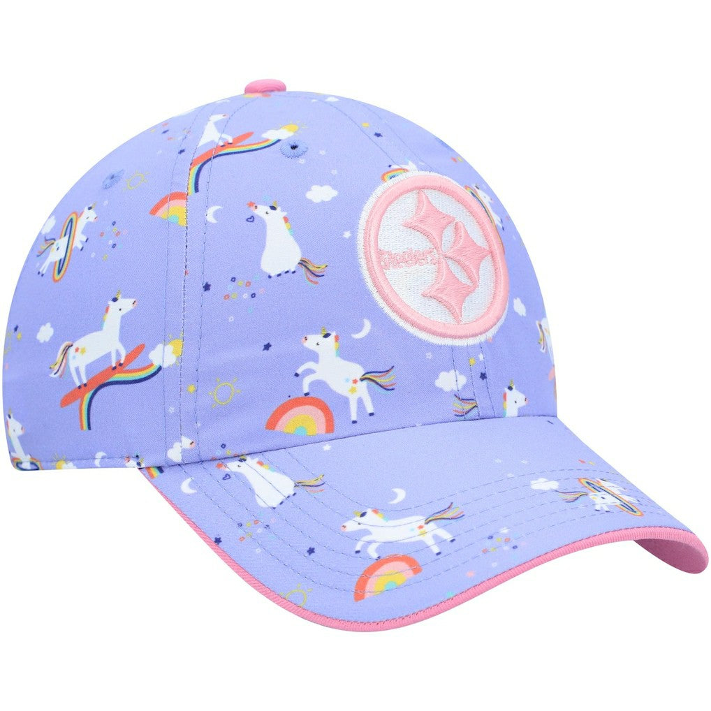 Pittsburgh Steelers '47 Girls Preschool Unicorn Clean Up Adjustable Hat - Purple outlet