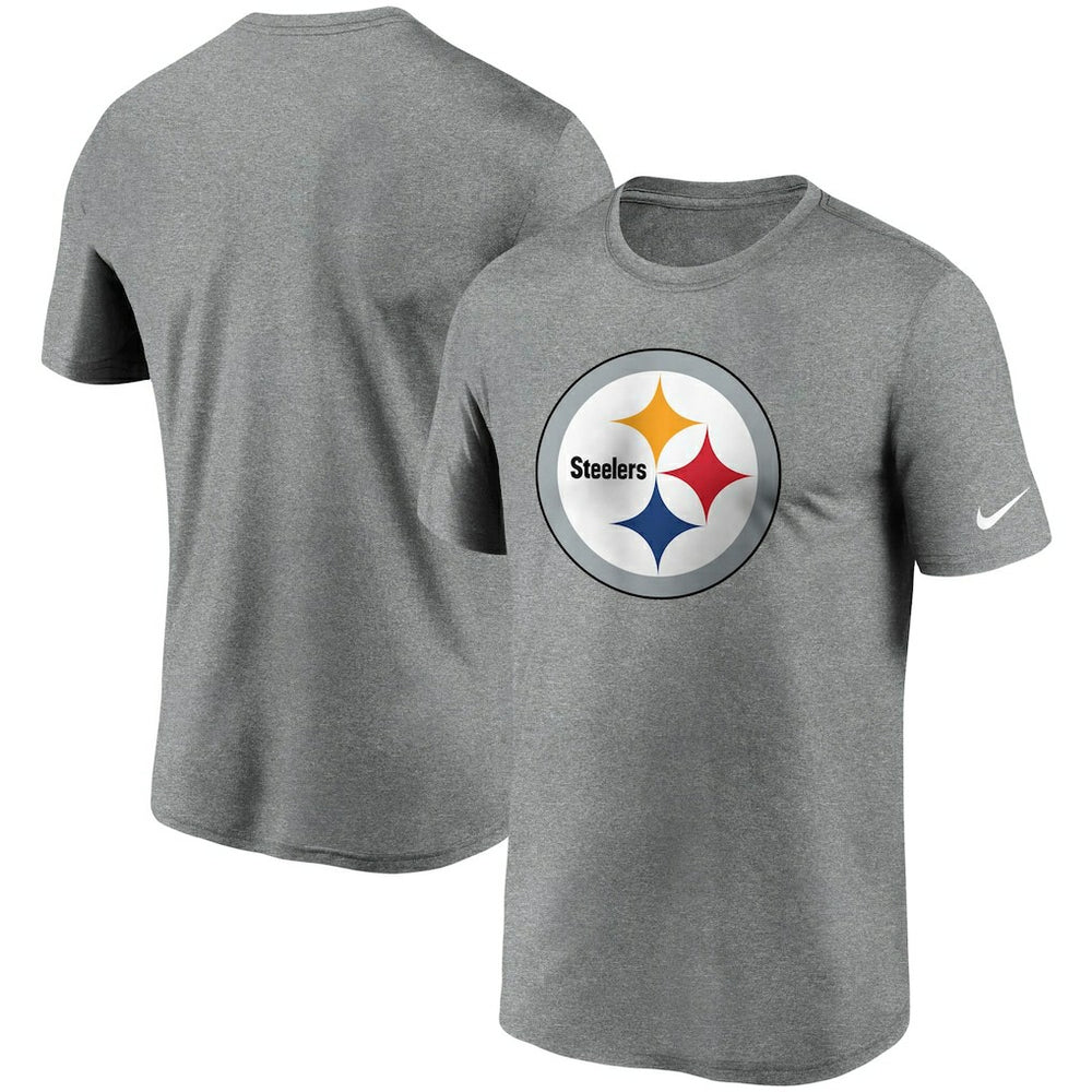 Pittsburgh Steelers Logo Essential Legend Performance T-Shirt - Heathered Charcoal | Nike for sale