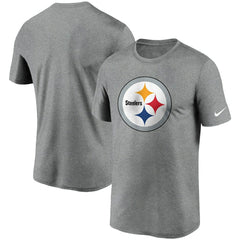 Pittsburgh Steelers Logo Essential Legend Performance T-Shirt - Heathered Charcoal | Nike for sale