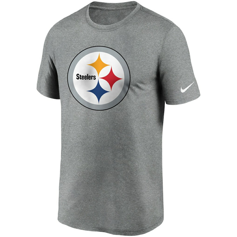 Pittsburgh Steelers Logo Essential Legend Performance T-Shirt - Heathered Charcoal | Nike for sale