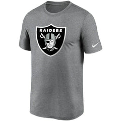 Las Vegas Raiders Logo Essential Legend Performance T-Shirt - Heathered Charcoal | Nike cheap