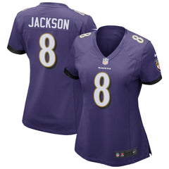 Lamar Jackson Baltimore Ravens Women's Game Jersey - Purple | Nike outlet