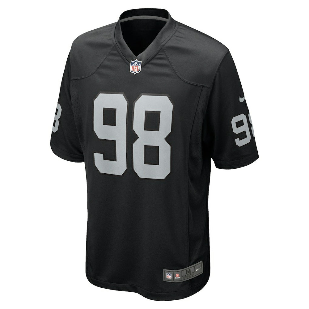 Maxx Crosby Las Vegas Raiders Game Jersey - Black | Nike for sale
