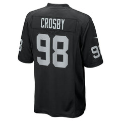 Maxx Crosby Las Vegas Raiders Game Jersey - Black | Nike for sale
