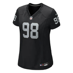 Maxx Crosby Las Vegas Raiders Women's Jersey - Black | Nike cheap