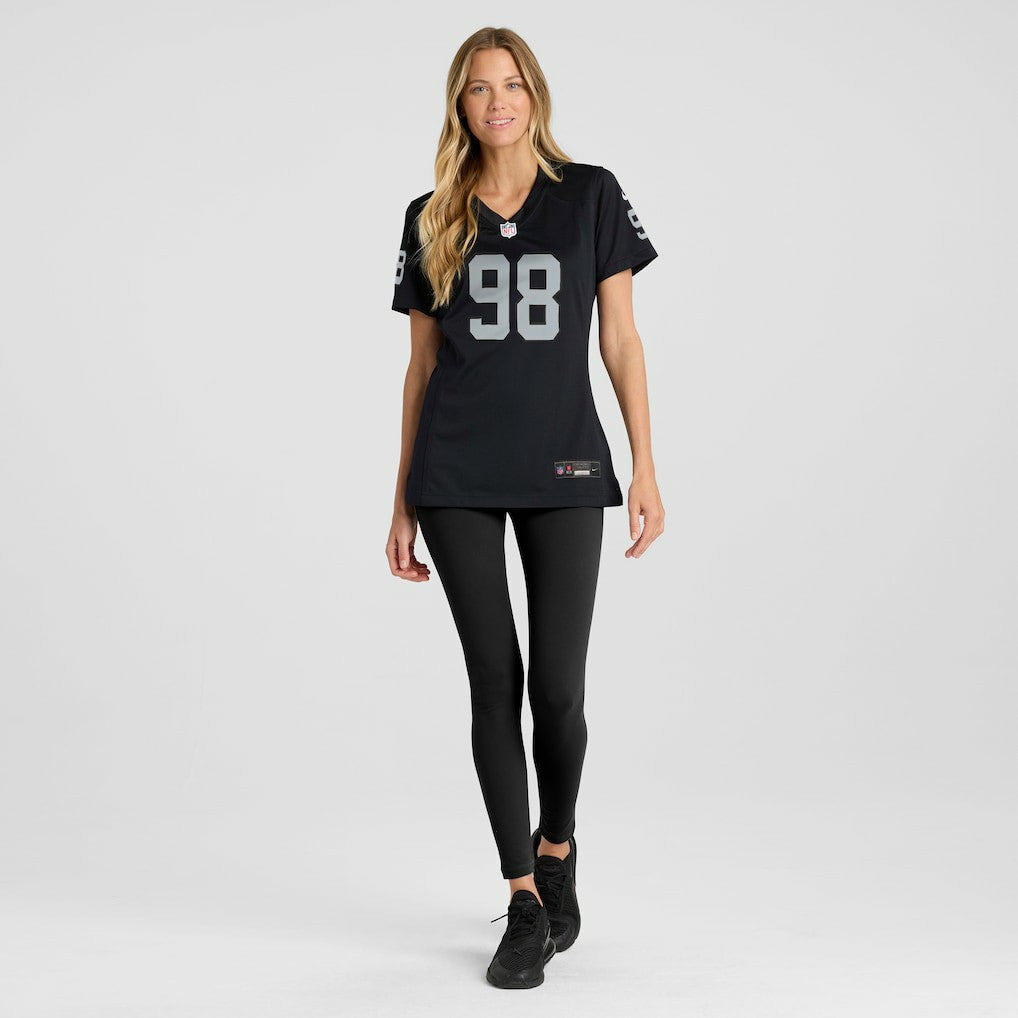 Maxx Crosby Las Vegas Raiders Women's Jersey - Black | Nike cheap