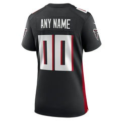 Atlanta Falcons Women's Custom Game Jersey - Black | Nike for sale