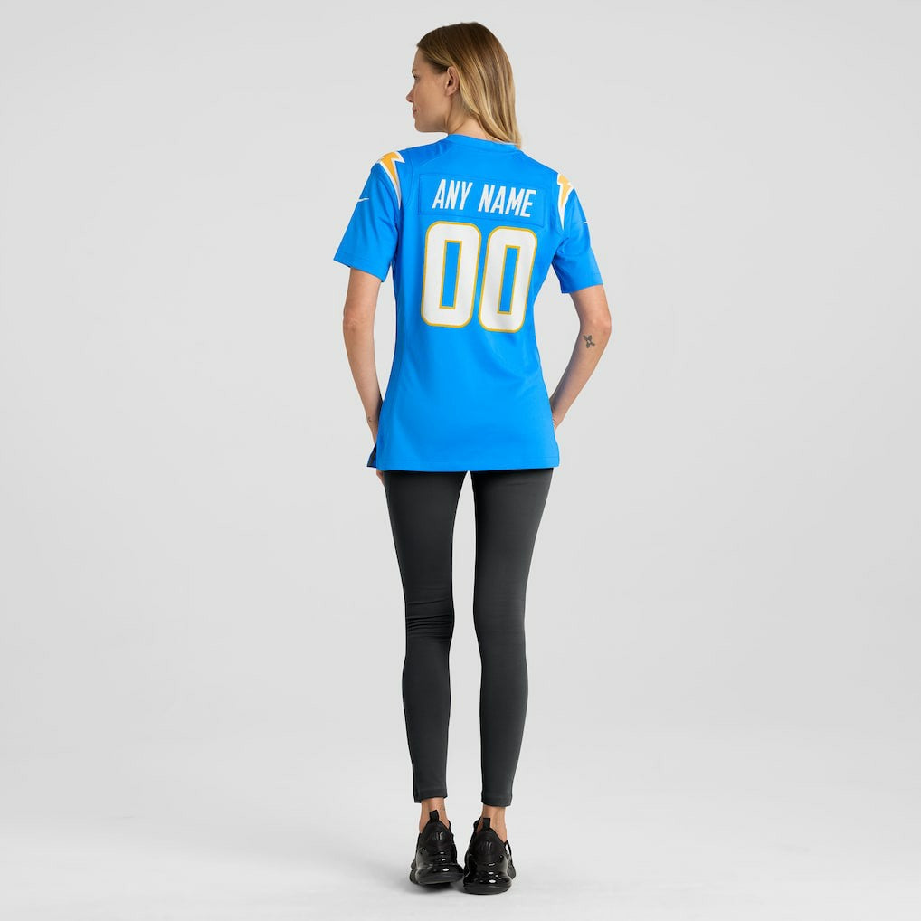 Los Angeles Chargers Women's Custom Game Jersey - Powder Blue | Nike for sale