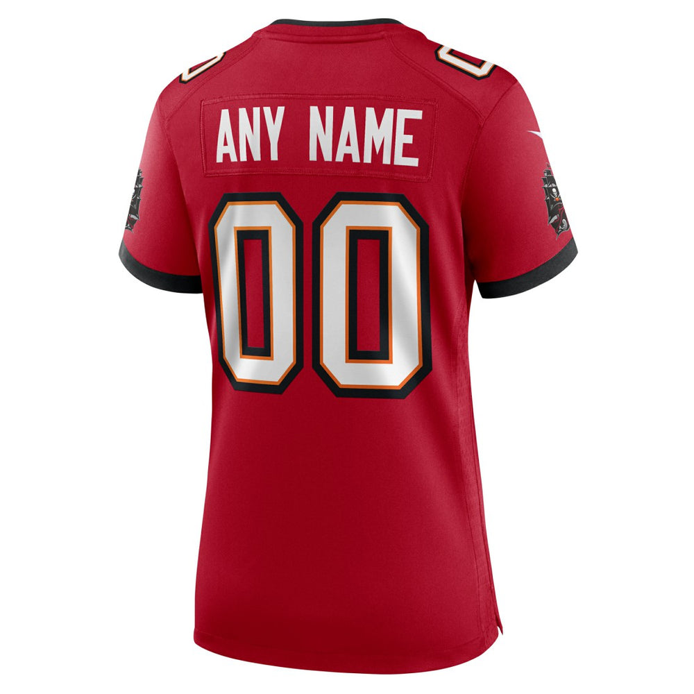 Tampa Bay Buccaneers Women's Custom Game Jersey - Red | Nike for sale