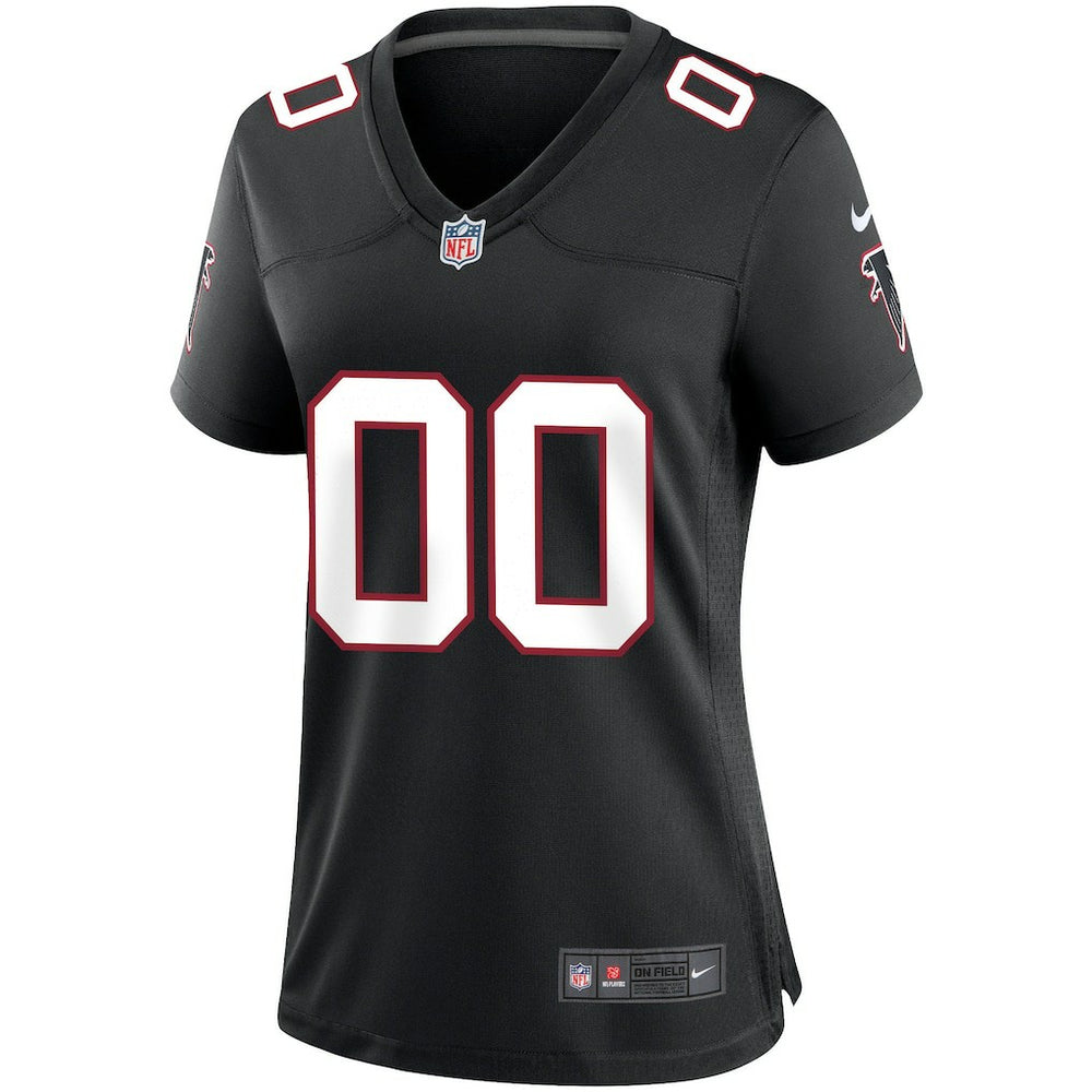 Atlanta Falcons Women's Throwback Custom Game Jersey - Black | Nike cheap