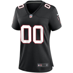Atlanta Falcons Women's Throwback Custom Game Jersey - Black | Nike cheap