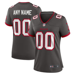 Tampa Bay Buccaneers Women's Alternate Custom Game Jersey - Pewter | Nike on sale