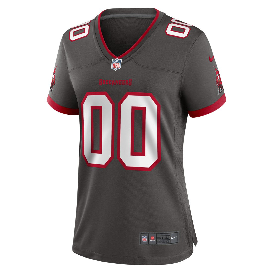 Tampa Bay Buccaneers Women's Alternate Custom Game Jersey - Pewter | Nike on sale
