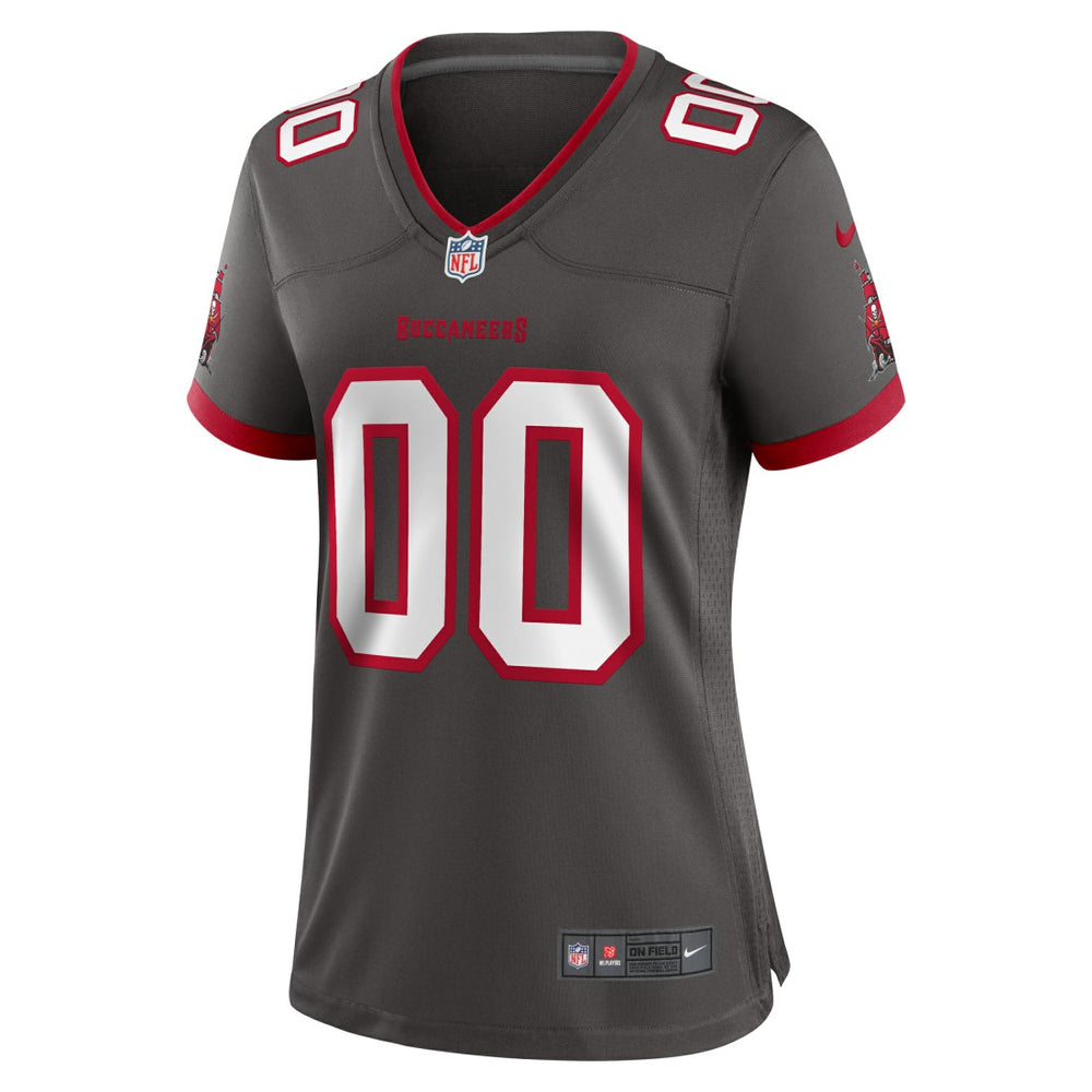 Tampa Bay Buccaneers Women's Alternate Custom Game Jersey - Pewter | Nike on sale