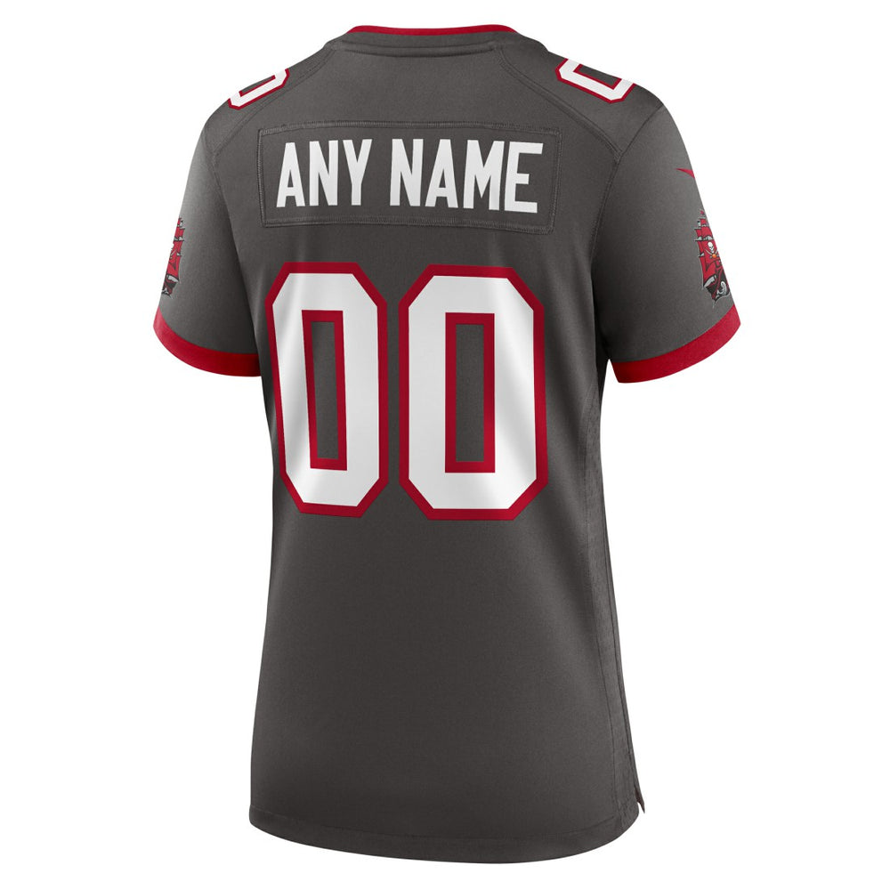 Tampa Bay Buccaneers Women's Alternate Custom Game Jersey - Pewter | Nike on sale