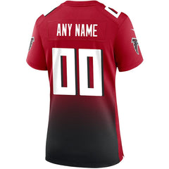 Atlanta Falcons Women's Alternate Custom Game Jersey - Red | Nike sale
