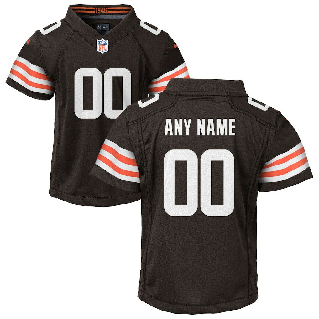 Cleveland Browns Youth Custom Game Jersey - Brown | Nike outlet