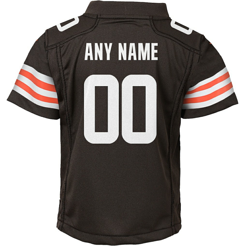 Cleveland Browns Youth Custom Game Jersey - Brown | Nike outlet