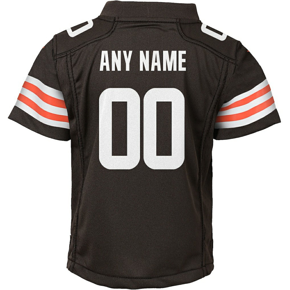 Cleveland Browns Youth Custom Game Jersey - Brown | Nike outlet