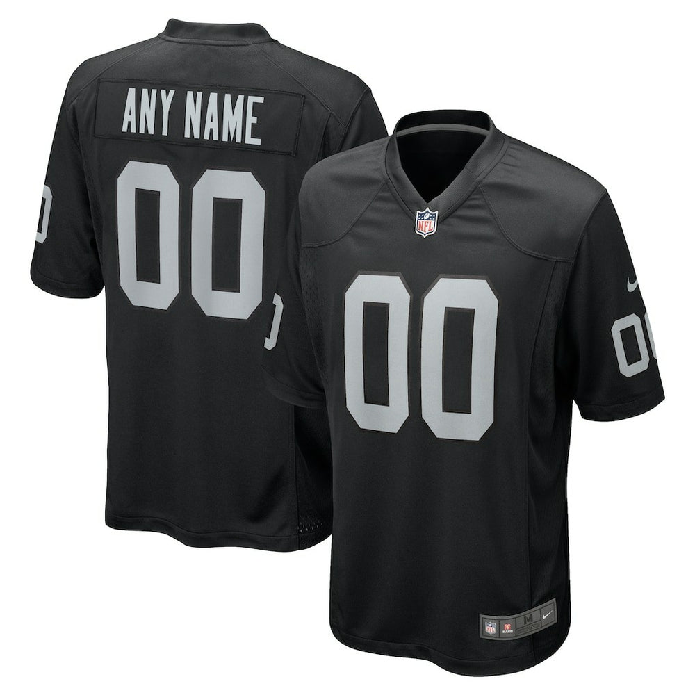 Las Vegas Raiders Youth Custom Game Jersey - Black | Nike discount