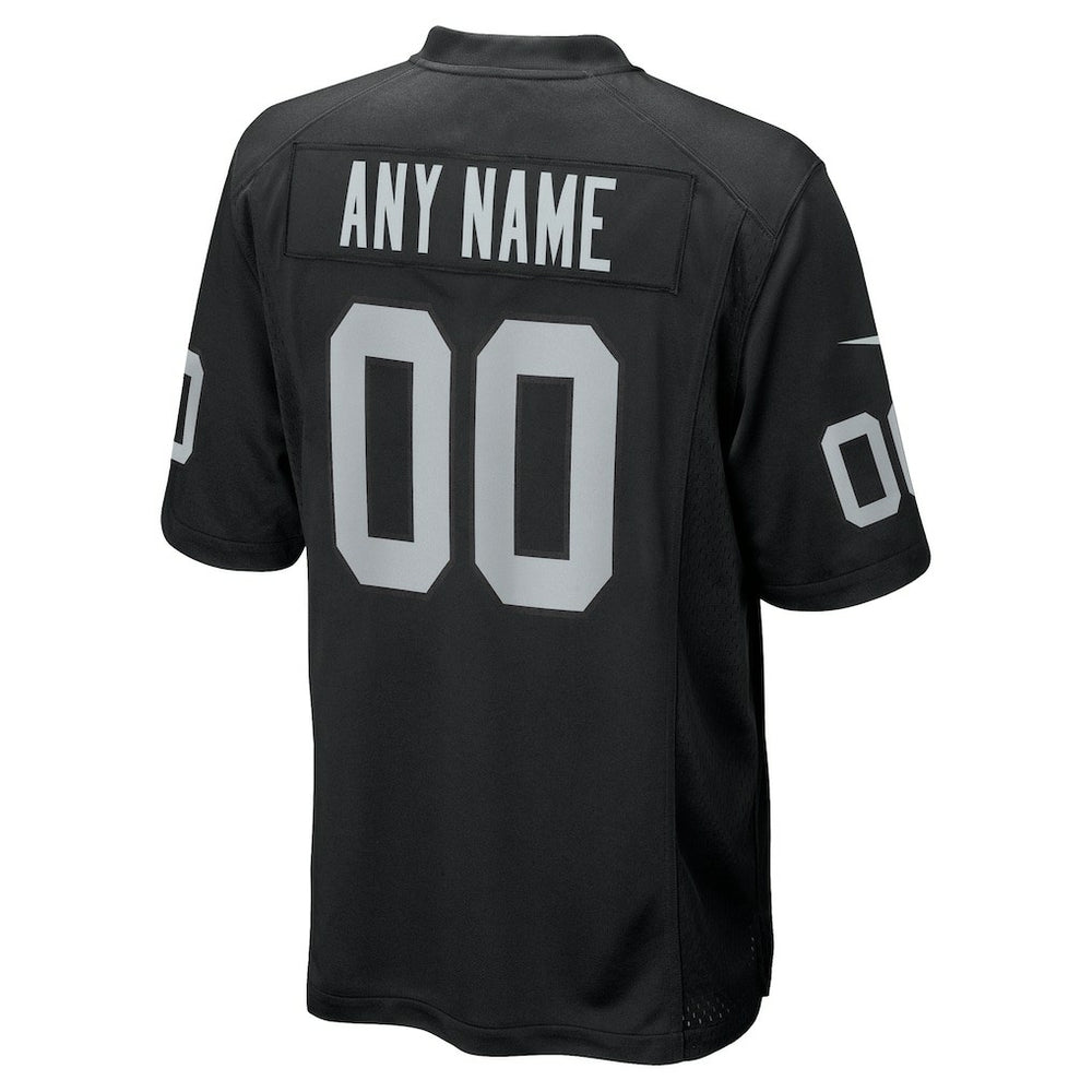 Las Vegas Raiders Youth Custom Game Jersey - Black | Nike discount