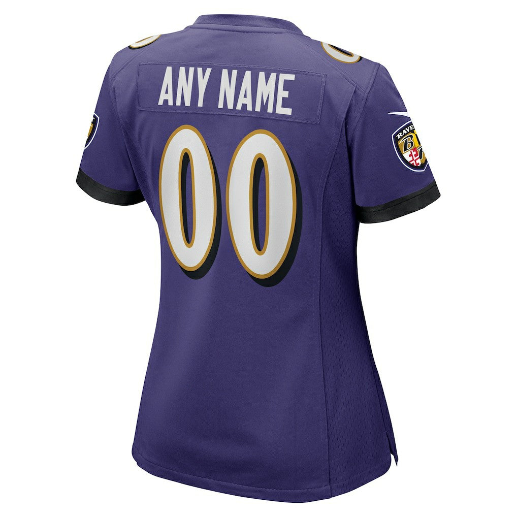 Baltimore Ravens Women's Custom Game Jersey - Purple | Nike outlet