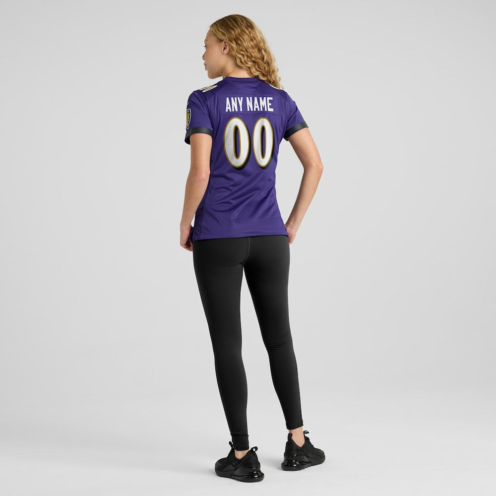 Baltimore Ravens Women's Custom Game Jersey - Purple | Nike outlet