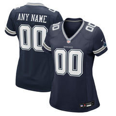 Dallas Cowboys Women's Custom Game Jersey - Navy | Nike discount