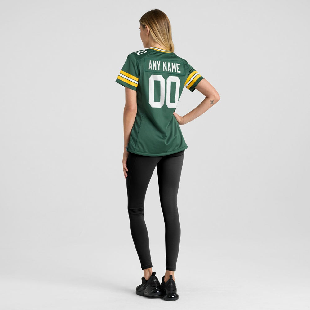 Green Bay Packers Women's Custom Game Jersey - Green | Nike cheap