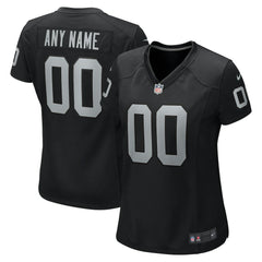 Las Vegas Raiders Women's Custom Game Jersey - Black | Nike online