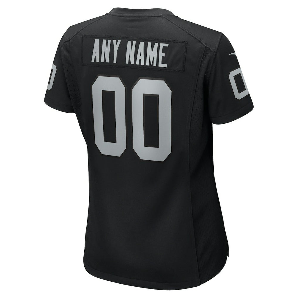 Las Vegas Raiders Women's Custom Game Jersey - Black | Nike online