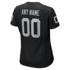 Las Vegas Raiders Women's Custom Game Jersey - Black | Nike online