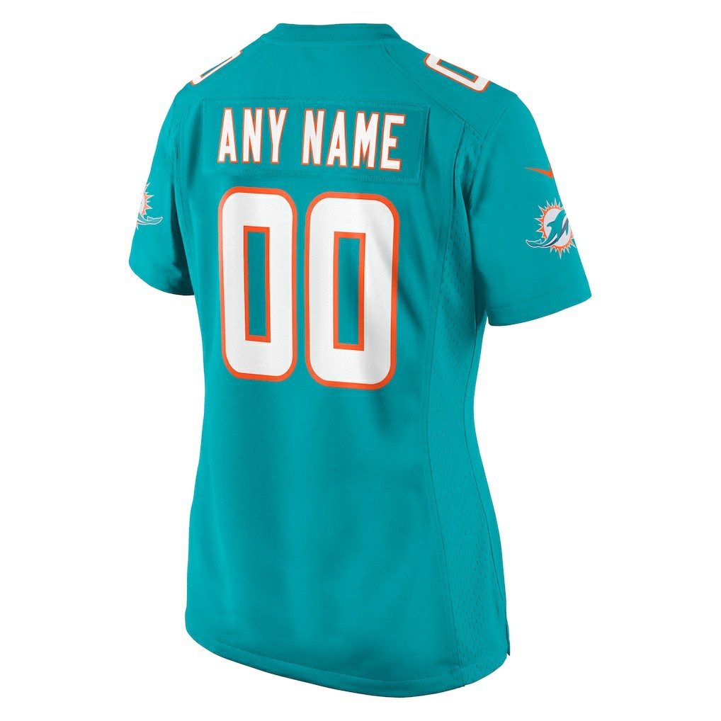 Miami Dolphins Women's Custom Game Jersey - Aqua | Nike on sale