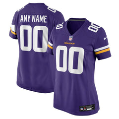 Minnesota Vikings Women's Custom Game Jersey - Purple | Nike outlet