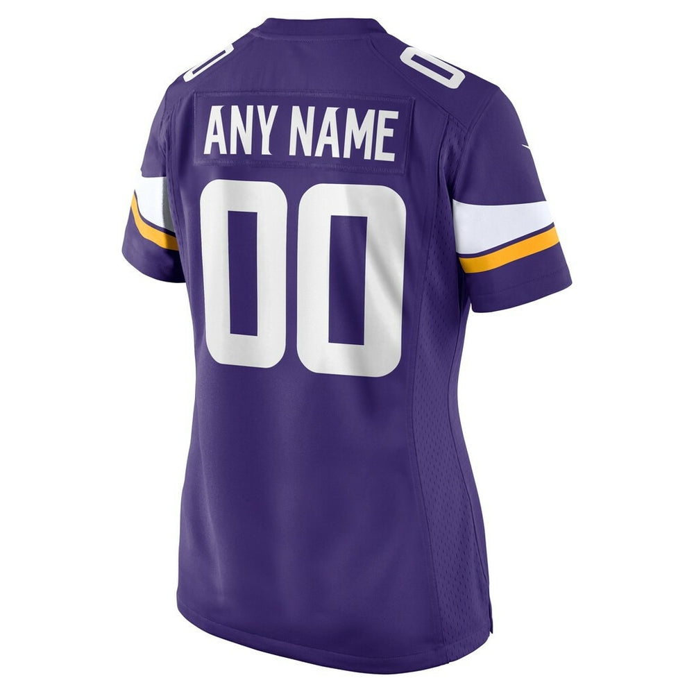 Minnesota Vikings Women's Custom Game Jersey - Purple | Nike outlet
