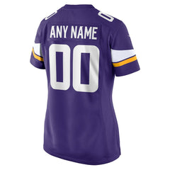 Minnesota Vikings Women's Custom Game Jersey - Purple | Nike outlet