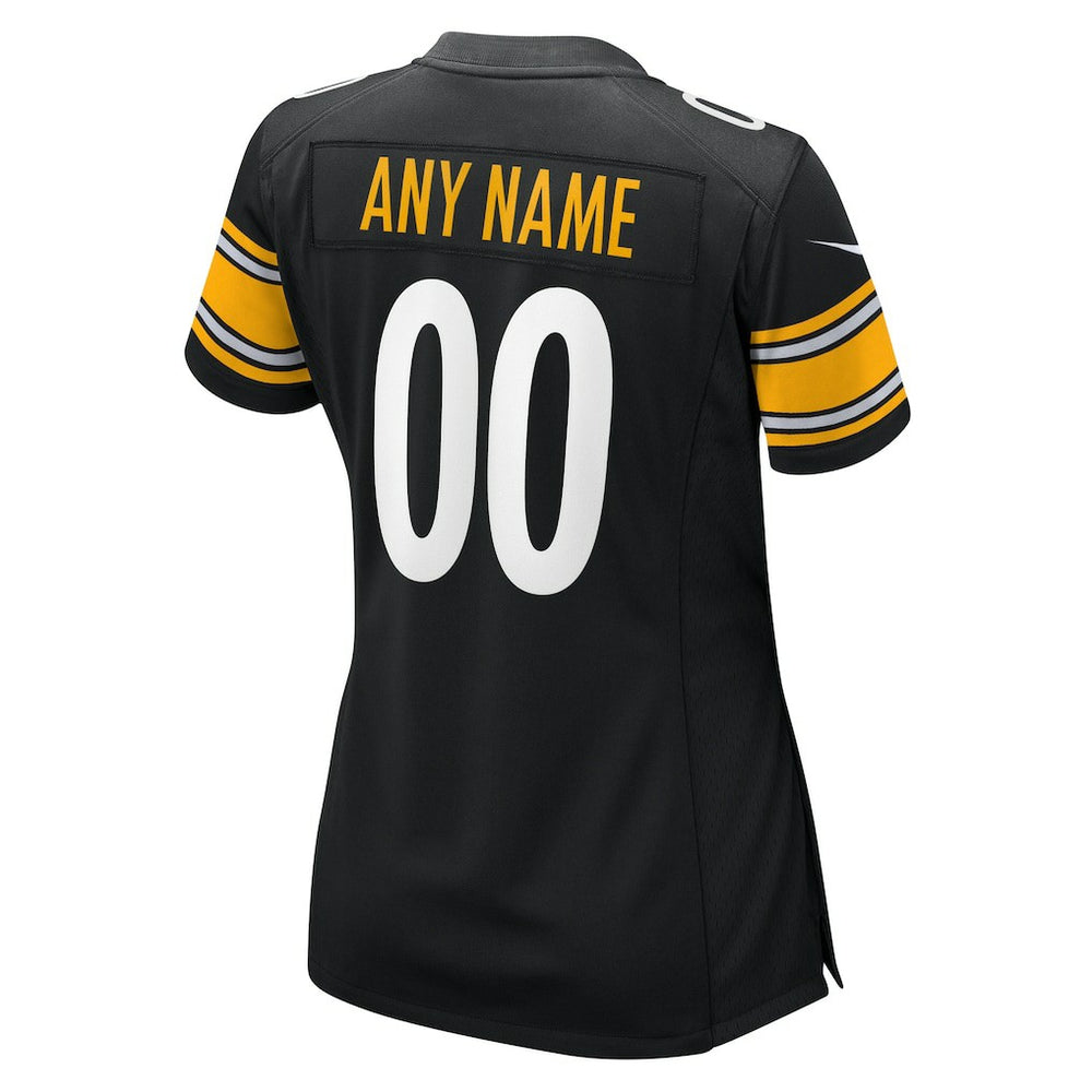 Pittsburgh Steelers Women's Custom Game Jersey - Black | Nike on sale