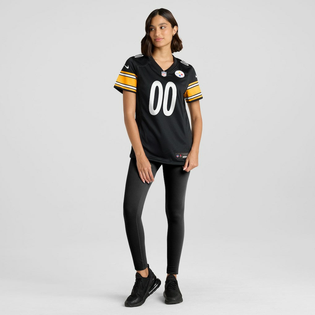 Pittsburgh Steelers Women's Custom Game Jersey - Black | Nike on sale