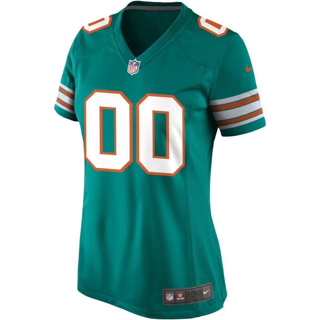 Miami Dolphins Women's Alternate Custom Game Jersey - Aqua | Nike online