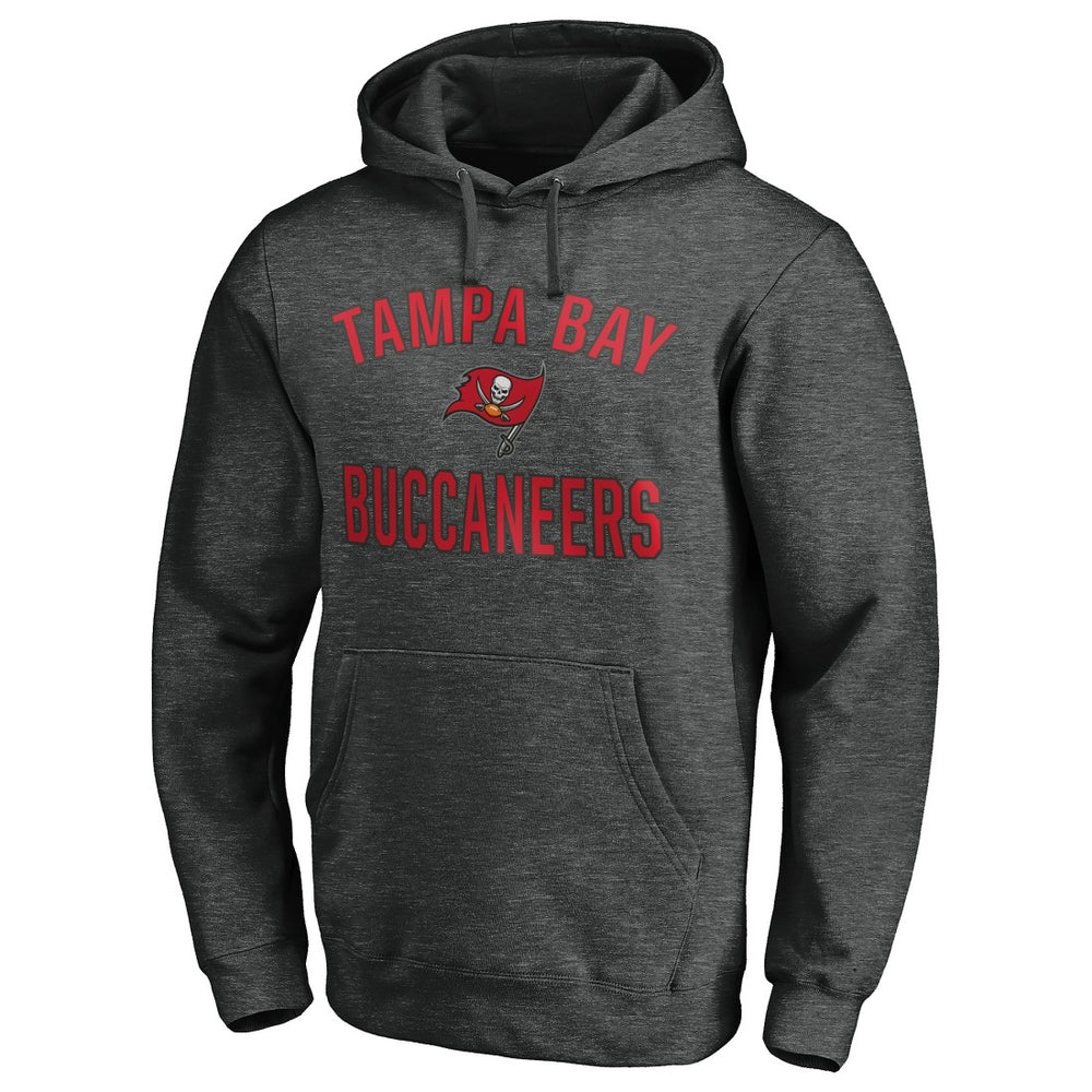 Tampa Bay Buccaneers Victory Arch Pullover Hoodie - Heather Charcoal online