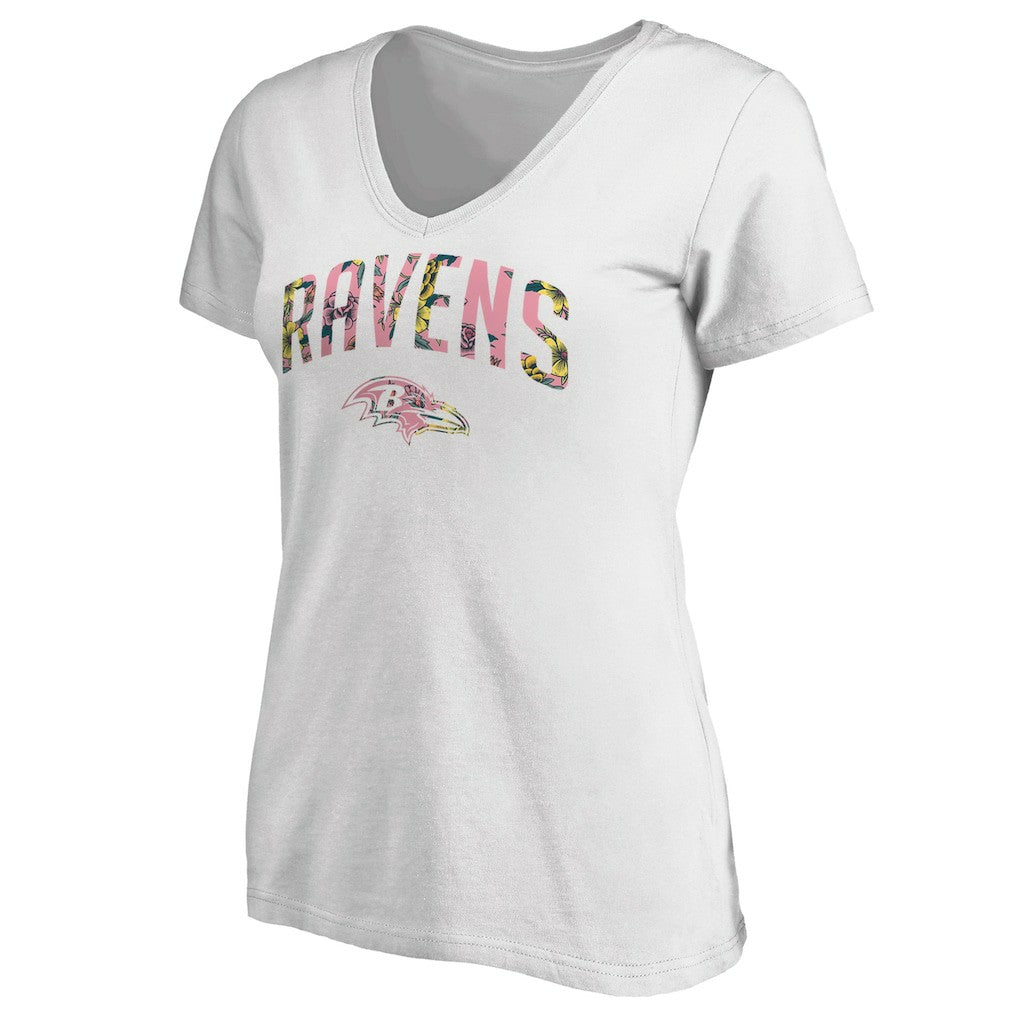Baltimore Ravens Women's Floral Arch T-Shirt - White online